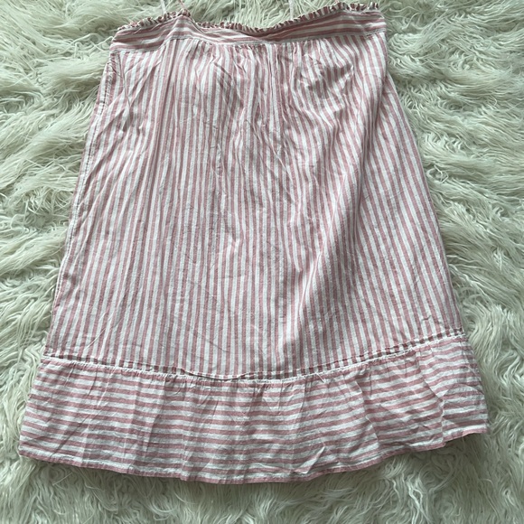 Abercrombie Pink Striped Babydoll Dress - Picture 3 of 8